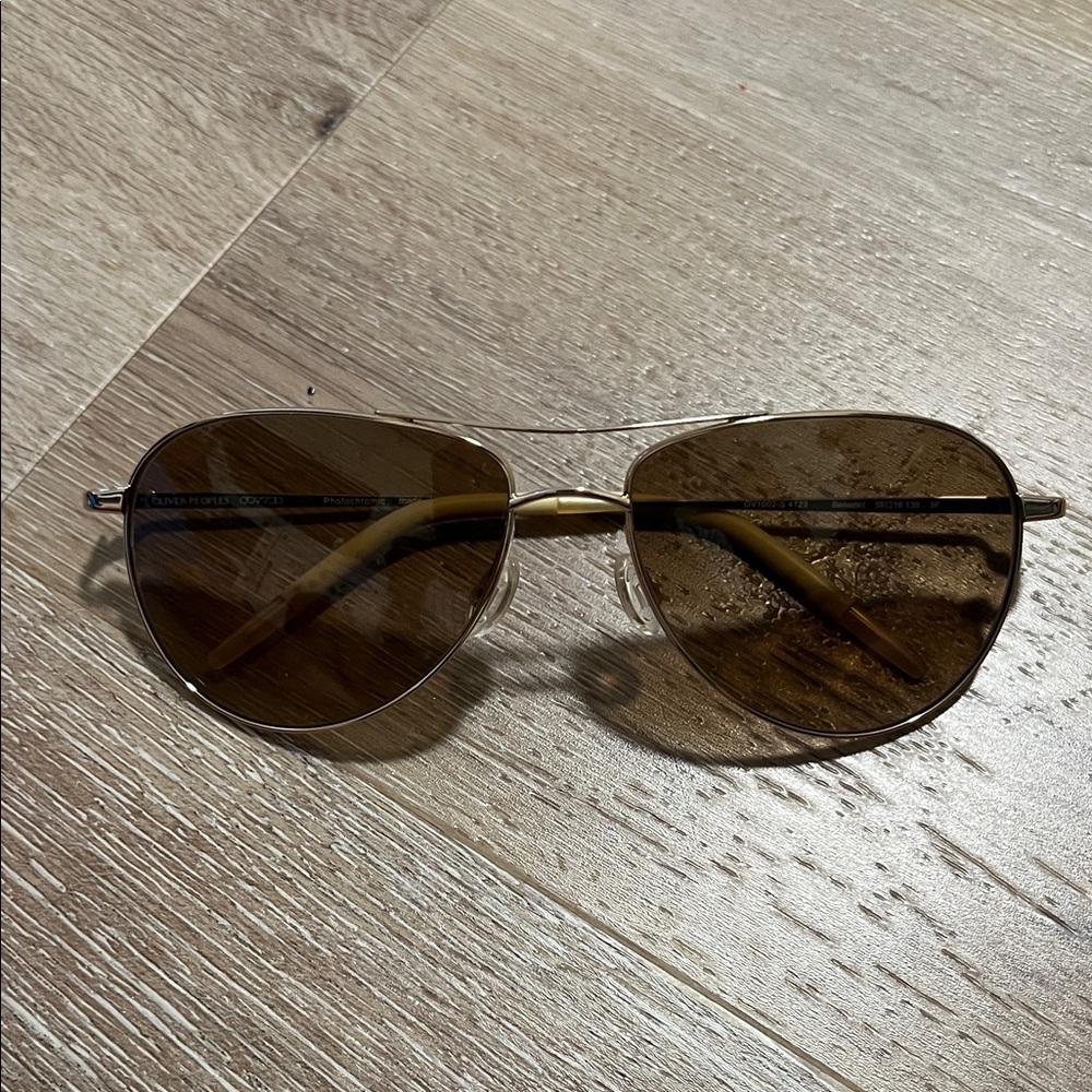 Oliver Peoples Aviator Sunglasses